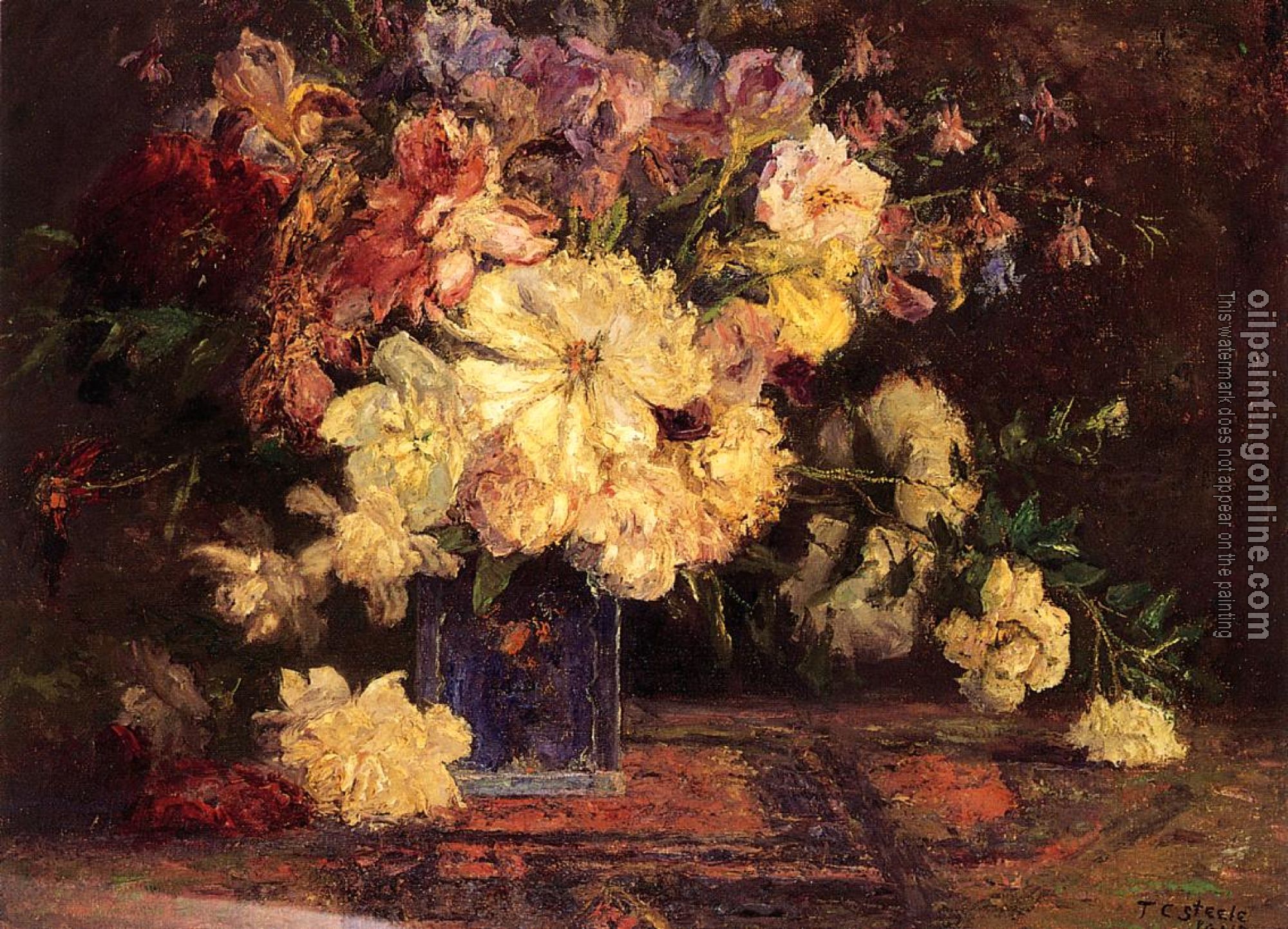 Steele, Theodore Clement - Still Life with Peonies